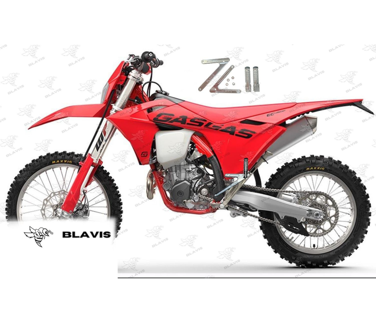 Estriberas pasajero gas gas