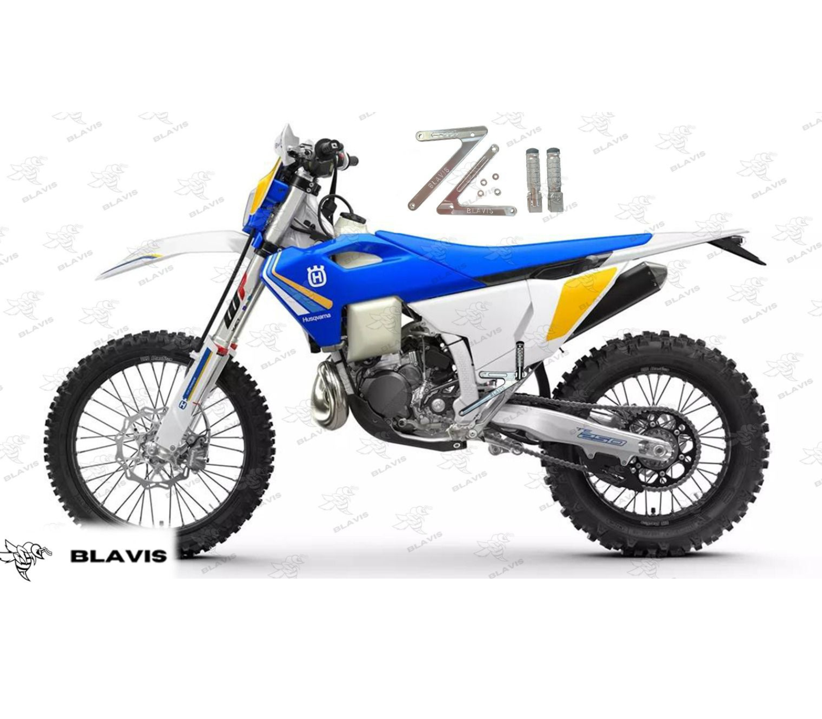 Estriberas husqvarna pasajero